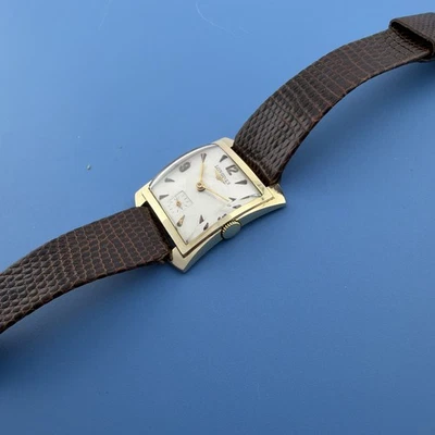 Longines Vintage 14k Yellow Gold Fancy Dress Mens Manual Wind Watch - Image 1 of 4
