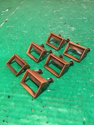 Lote de 6 Manija de cajón de tiro tono cobre puerta gabinete cerradura nacional de colección 199051 Foto 1 de 4