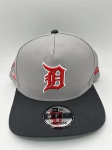 Detroit Tigers New Era 9FIFTY A-Frame 1984 World Series Hat Grey Snapback NWT - Picture 1 of 7