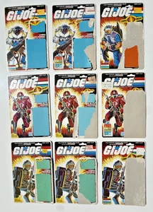 G.I. Joe Original Full Card Back Lot of 9 ARAH Cobra - Bild 1 von 2