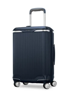 Samsonite Silhouette 18 21” Carry-On Expandable Hardside Spinner Luggage, Navy - Picture 1 of 24