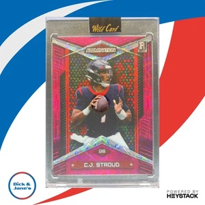 2023 Wild Card Alumination Football Rookie Edition CJ Stroud Lazers Pink 2/3 RC - Picture 1 of 10
