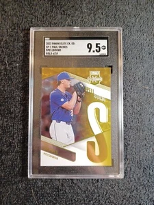 2023 Paul Skenes (RC) 6/10 SGC 9.5 Panini Elite Ex Ed Spellbound SP-1 ~1stB - Picture 1 of 2