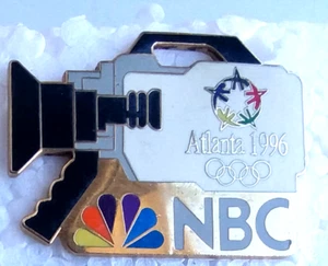 Pin de coleccionista / Juegos Olímpicos - Cámara de video NBC - Recuerdo de solapa Atlanta 1996 - Imagen 1 de 1