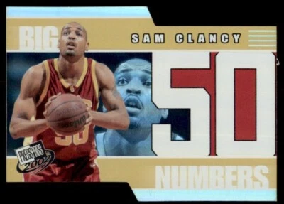 2002 Press Pass Big Numbers #BN5 Sam Clancy  - Image 1 of 2