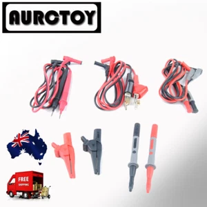 UT Multimeter test kit lead probe Alligator clip 5 in 1 for Electronic Fluke AU - Picture 1 of 3