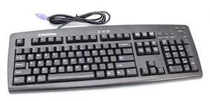 eMachines KB-9908 PS/2 Wired Keyboard with Volume Keys 8.F5-Used #M - Picture 1 of 8