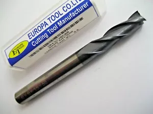 6mm TALADRO DE RANURA DE MOLINO DE CARBURO RECUBIERTO TIALN 3 FLAUTA EUROPA HERRAMIENTA 3043230600 P167 - Imagen 1 de 8