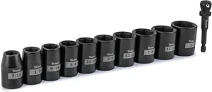 Titan 42001 11-Piece 1/2-Inch Drive SAE Standard Impact Socket Set - Picture 1 of 3