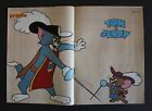 1970's TOM & JERRY MUSKETEERS Vintage Poster 38 cm (15