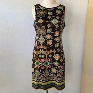 Xhilaration Aztec Southwest Sleeveless Knit Dress - Picture 1 of 10