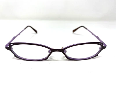 Lafont Issy & LA France VANILLE 503 47-14-135 棕色/紫色眼镜框 E751 — 第 1/4 张图片