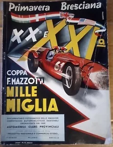 MILLE MIGLIA Primavera Bresciana XX° e XXI° edizione delle 1000 Miglia anno 1953 - Foto 1 di 7