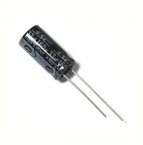 25pc Electrolytic Capacitor KM 33uF 160V 105℃ 2000hrs φ10x20mm Radial RoHS SC - Picture 1 of 1