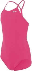 Nike Swim Racerback One Piece Girls Pink- NESS9644-657 - Picture 1 of 1