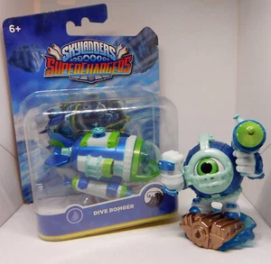Dive-Clops & Dive Bomber (Water) Skylanders SuperChargers Figur & Vehicle Combo - Bild 1 von 3