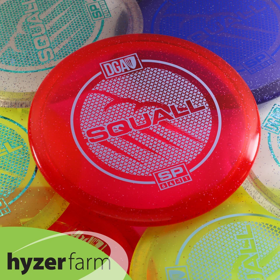 DGA SPARKLE LINE SQUALL *pick weight and color* Hyzer Farm disc golf midrange - Image 1 of 1