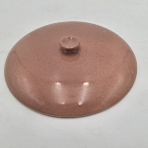 Russel Wright American Modern by Steubenville Coral Lid ONLY for 2 handle bowl - Picture 1 of 10
