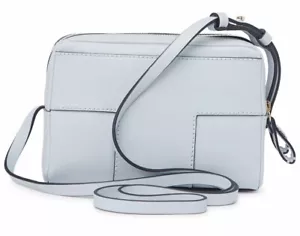 Nuevo con etiquetas Bolso bandolera Tory Burch Block-T con doble cremallera luna NUEVO - Imagen 1 de 6