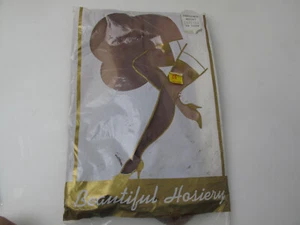 DuPont Nylons De Colección Años 60 Simley Malla Sin Costuras Muslo Alto "Neutra Beige" 10.5 - Imagen 1 de 4