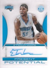 2013-14 Totally Certified Present Potential Auto #EM E'Twaun Moore 033/199