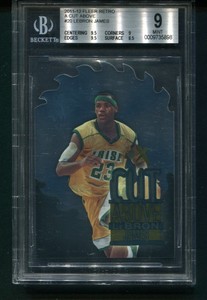 2011-12 Fleer Retro A Cut Above Lebron James #20 BGS 9