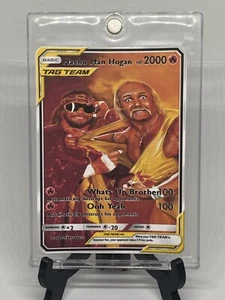 Macho Man Hulk Hogan Pokémon Card Full Art Wrestling Legends WWF, WWE - Picture 1 of 2