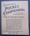 1940 EVERYBODY'S POCKET COMPANION Mercer formule dati fatti misure prontuario