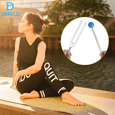 432Hz Tuning Fork Kit Sound Therapy DNA Healing Stress Relief Musical Instrument - Image 1 of 4
