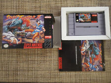 Street Fighter II 2 Super Nintendo (SNES, 1992) with Box and Manual, Authentic