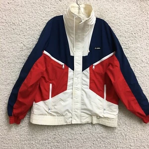 VINTAGE Gerry Jacket Large Adult Blue Full Zip Pockets Windbreaker Outdoor Mens - Picture 1 of 14