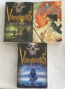Vampirate Justin Somper Serie: Bücher 3, 4 & 6 leicht gebraucht * kostenloser Versand - Bild 1 von 4