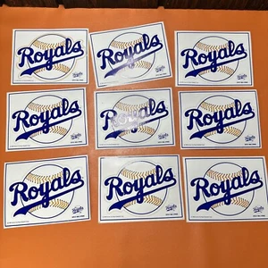 Lot of 9 1985 Kansas City Royals Baseball Sticker Decal Vintage KC World Series - Picture 1 of 10