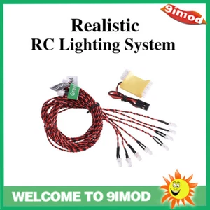 8 LED Flash RC LED Light Kit For RC Plane Realistic Simulation Lighting System - Picture 1 of 10