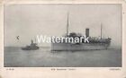 1846. Royal Navy Edwardian/WWI Troopship H.M.T. Rewa. Posted 1914.