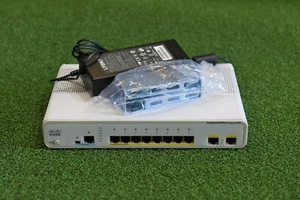Cisco WS-C2960CPD-8PT-L Catalyst 2960CPD 8xFE PoE 2x1G Uplink LanBase Switch - Picture 1 of 4