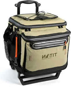 WHEELED COOLER 60 Can Collapsible Rolling All-Terrain Cart Multiple Colors - Picture 1 of 15