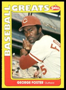 1991 Swell Baseball Greats 112 George Foster   Cincinnati Reds  Baseball Card
