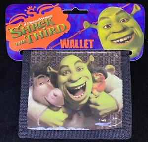 New DreamWorks-Disney-Shrek The Third with Donkey, Puss and Boots Bifold Wallet - Picture 1 of 4