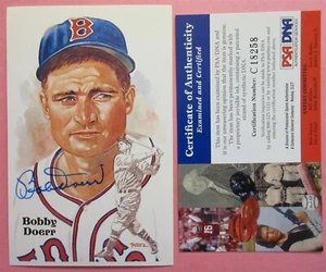 Bobby Doerr Signed Perez Steele - PSA DNA - Picture 1 of 2