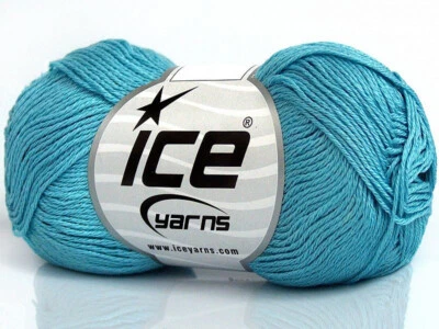 Lote de 6 hilos de algodón Cecilia fino verano 6x50g/169m turquesa claro Foto 1 de 4