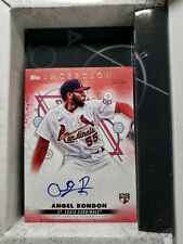 2022 Topps Inception Angel Rondon Auto 10/50 Cardinals Rc Rookie