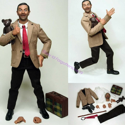 MR. BEAN Full Set Rowan Atkinson 1/6 Scale Action Figure With Body IN STOCK Cover