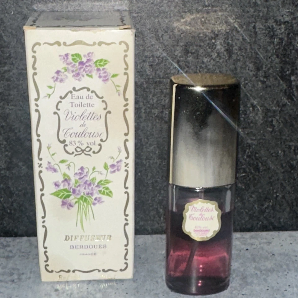 Vintage Violettes de Toulouse Eau De Toilette spray/diffuseur 30 ML/1 OZ. Read! - Image 1 of 3