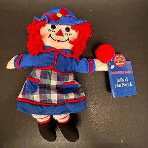 Applause RAGGEDY ANN - Puppe des Monats - 9. September Zoll Neu mit Etikett - Bild 1 von 4