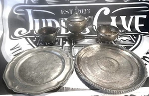 🚨Mixed Antique Lot Silverplate Antiquitäten Martin J. Ullmann Wiesbaden Plate… - Picture 1 of 20