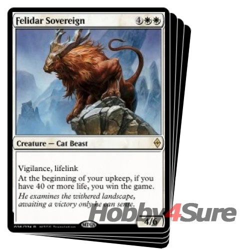 Felidar Sovereign X4 M/NM Magic: The Gathering MTG Battle For Zendikar - Image 1 of 1