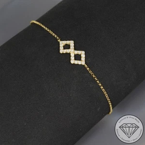 Wert 1190 € Brillant Armband (0,25 carat) 750 18 Karat Gelb Gold - Bild 1 von 7