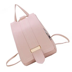 Shoulder Phone Bag Student Women's Pu Small Purse Satchel Backpack - Imagen 1 de 12