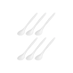 Westmark Cuchara para Huevos, Plástico, 14,5 cm, Reutilizable, Reutilizable, Blanco (6 P - Imagen 1 de 4